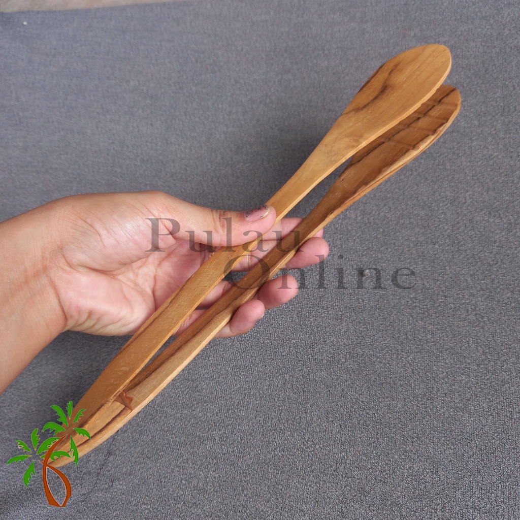 Penjepit Makanan / Capitan Kayu Jati / Capit Makanan / Wooden Tongs