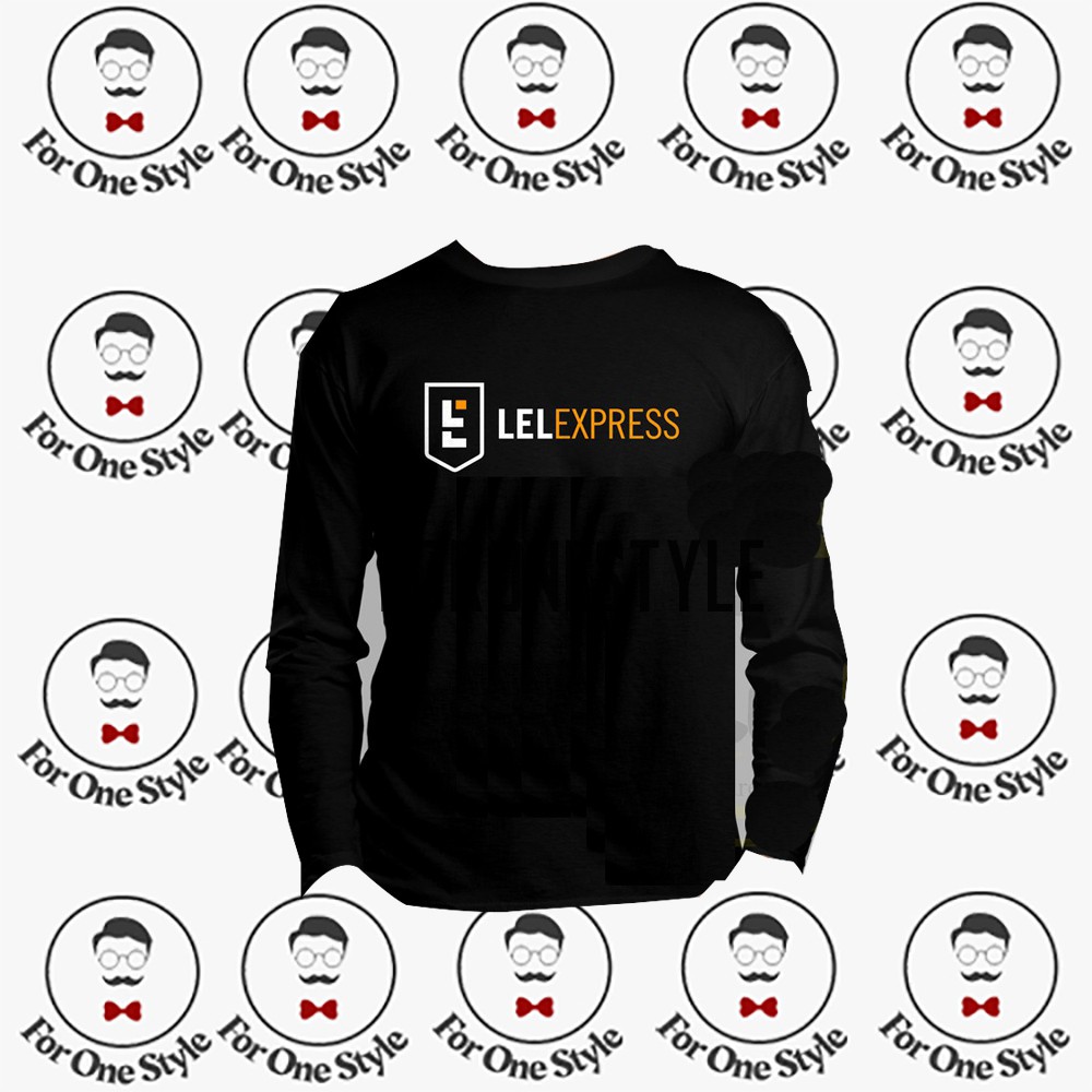 Kaos PANJANG Lel Express Baju Perusahaan - LONGSLEEVE KAOS LEL EXPRESS - BAJU KURIR LEL Express