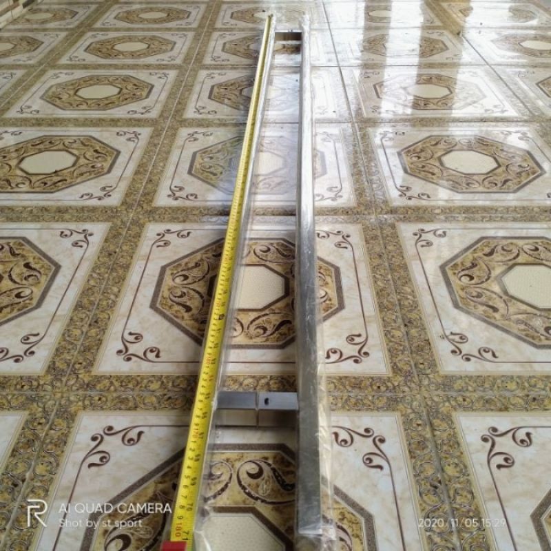 2 meter handle pintu rumah baut tembus pajang 2 meter