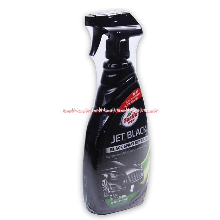 Turtle Wax Jet Black 680ml Black Spray Detailer untuk Goresan halus Pada Mobil