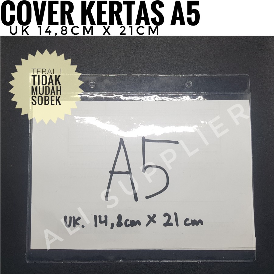 SAMPUL KERTAS A5 MIKA TEBAL PELINDUNG KERTAS DOKUMEN A5 MURAH TEBAL / SAMPUL KERTAS A5 / PLASTIK MIKA DITEMBOK / SAMPUL POSTER DITEMBOK / SAMPUL BROSUR DIDINDING / SAMPUL BANNER DITEMBOK / SAMPUL KERTAS / SAMPUL UKURAN A5 Plastic / SAMPUL MENU RESTORAN