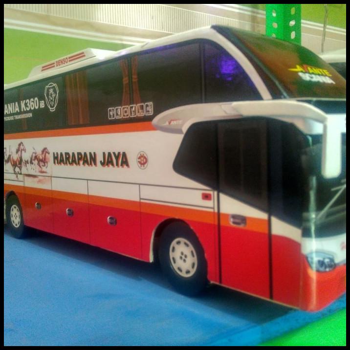 Miniatur Bus Bis Harapan Jaya Avante