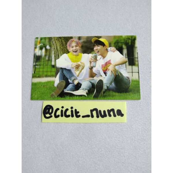 BTS NOW 3 IN CHICAGO SOPE SUGA JHOPE PHOTOCARD UNIT BOOKED
