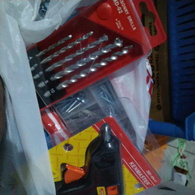 Mata Bor Beton Tembok Set 5 Pcs Pioneer & 100 Pcs Sekrup Fischer