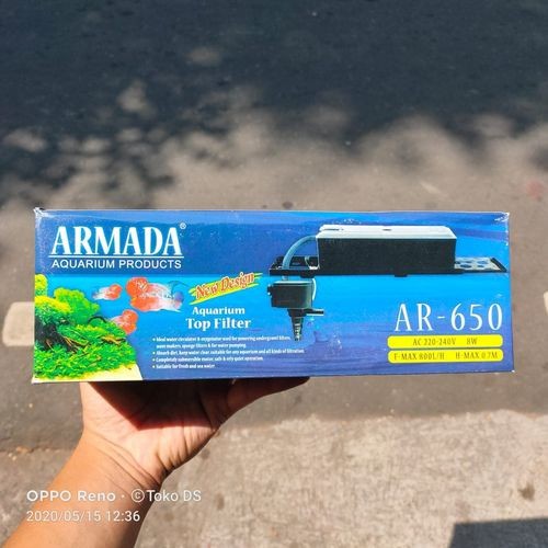 AQUARIUM TOP FILTER ATAS BOX ARMADA AR 650