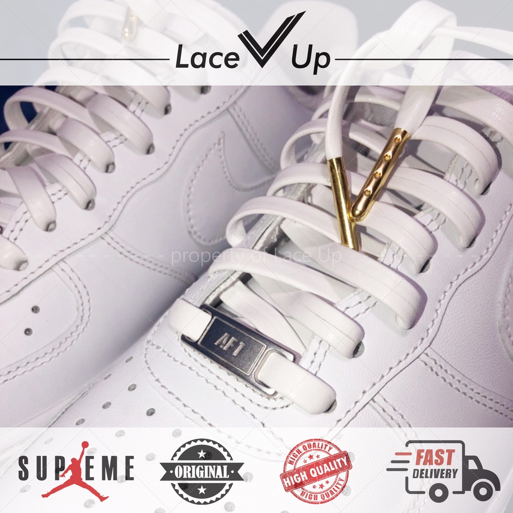 Tali Sepatu Kulit Premium Leather Shoelaces - Lace Up Laces