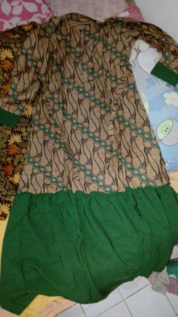 Gamis Batik Manggar,padi,sekar,cantik,kubis,kipas,daun,kupu,nadine,gendis,parang Gamis Rempel Miesya