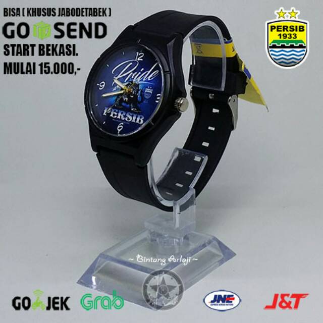 JAM TANGAN PERSIB ANTI AIR (+BOX JAM BB &amp; +BATREI CADANGAN)