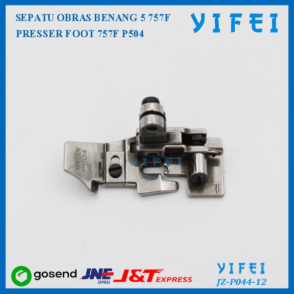 Presser Foot P504-A Sepatu Obras Benang 5 Kemeja/YIFEI-P044-12