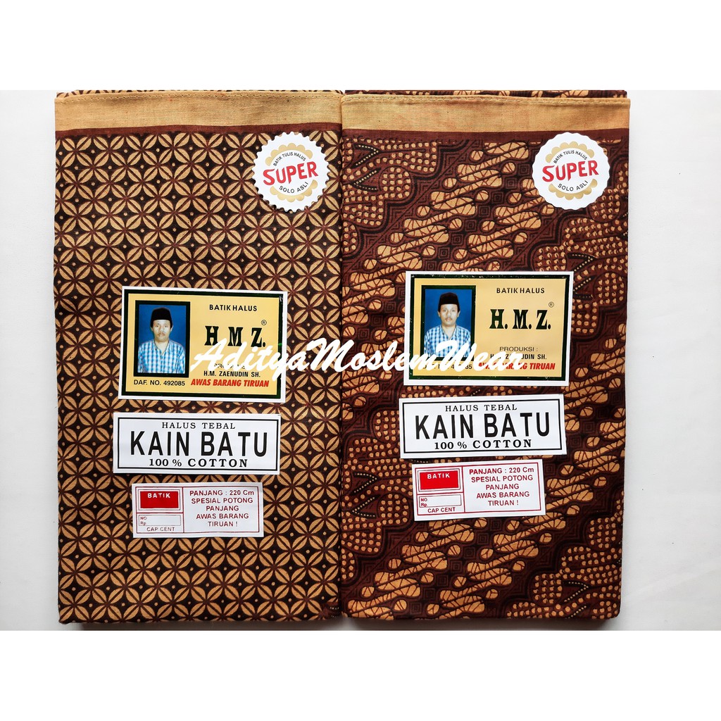 PAKET HEMAT 3 PCS KAIN SAMPING KEBAT PANJANG / KAIN JARIK BATIK HMZ SOLO / KAIN BATU HALUS