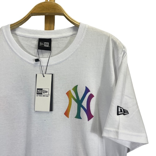 T - Shirt  MLB NY COLORFULL – Fashion Trendy Casual Unisex Good Brand Quality 99% Realpict