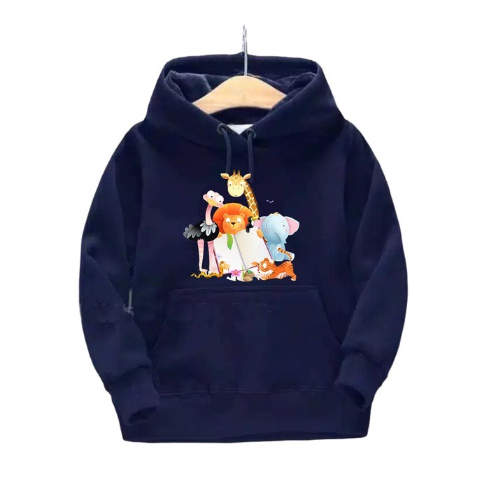 Sweater Hoodie Anak Cute Animal Fleece Sweater Anak