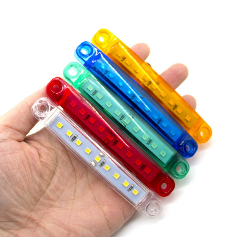 12v 24v 9smd bus/Truk/trailer/Truk/Truk LED Side light LED tail light Lampu Penanda Lampu Sinyal Lampu Indikator Samping