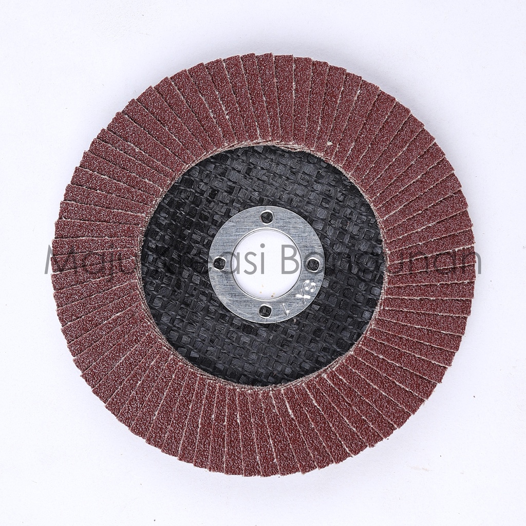 Amplas Susun 4&quot; Inch Inci Flap Disc Tumpuk Mata Gerinda Gurinda 100x16mm Grit 80 120 150 180 240 IZM