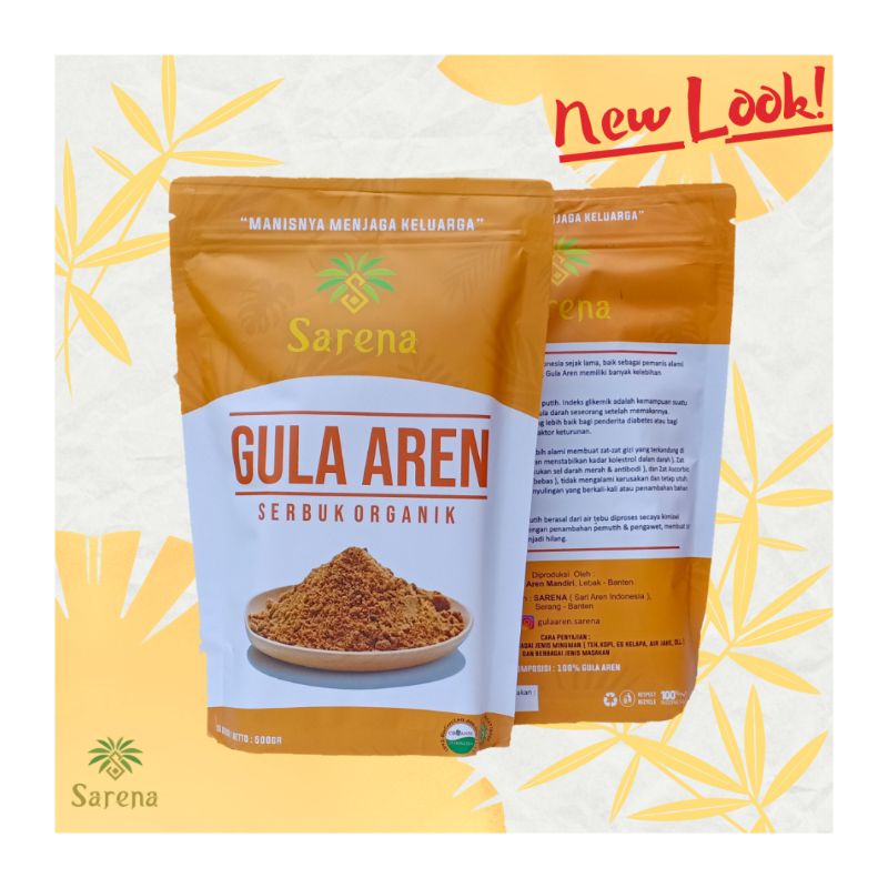 

GULA AREN 1 KG - 500GR - 250GR SARI AREN (SARENA) ASLI & MURNI ORGANIK