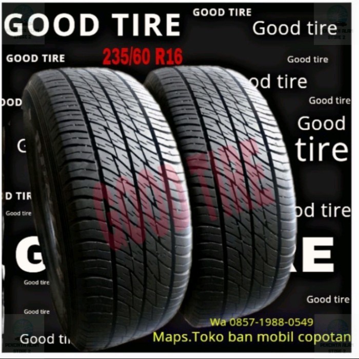 BAN MOBIL 235-60-16 R16 RING 16 COPOTAN SEKEN SECOND BEKAS TOYOTA RUSH (HARGA SATUAN)