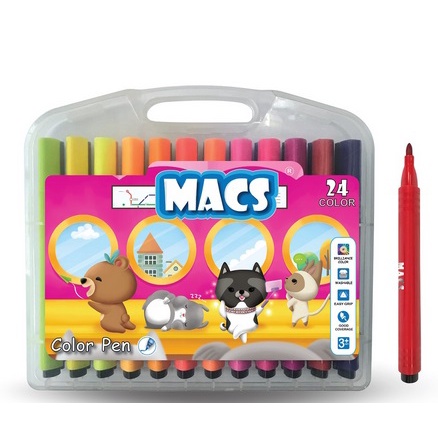 

Macs color pen 24 marker / spidol warna