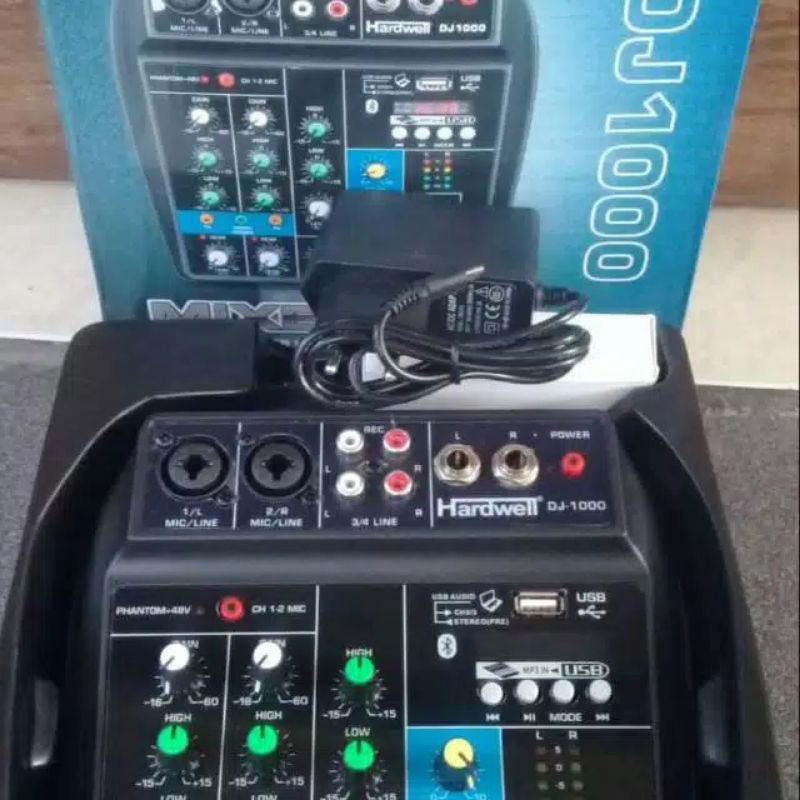 Mixer Audio Hardwell DJ1000 USB Bluetooth Original