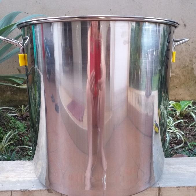$+$+$+$+] Panci Stainless 45 cm - Panci Baso Stainless - Panci Polos Tong