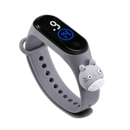 ✅COD Jam Tangan Elektronik Motif Kartun Anak Laki-laki Perempuan LED Karakter Minimalis Gelang-Var 1 Totoro