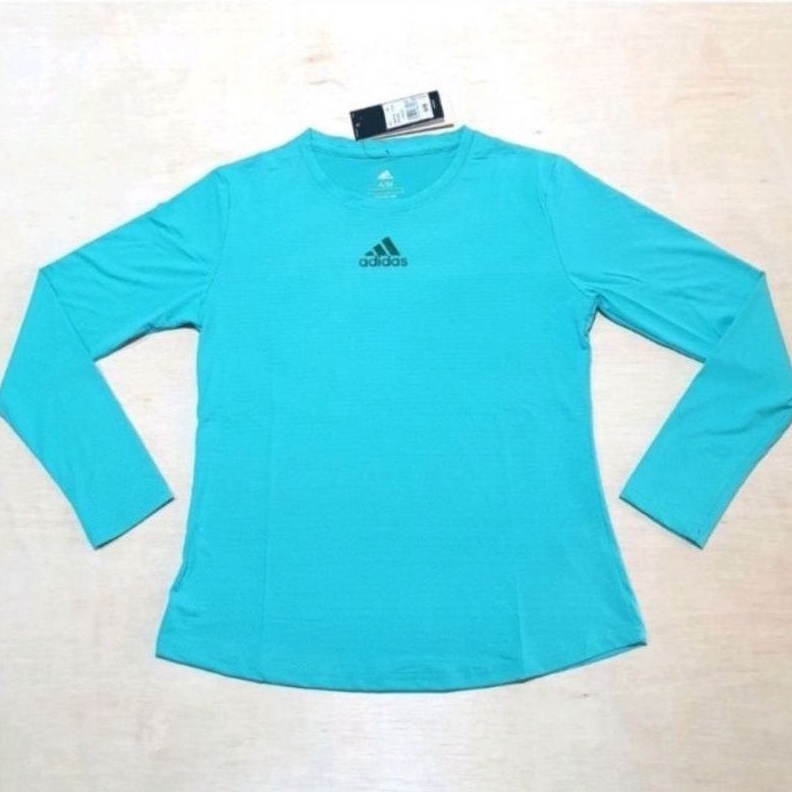 SPORTSWEAR KAOS IMPORT LENGAN PANJANG WANITA ADIDAS RUNNING LADIES OLAHRAGA IMPORT GRADE ORI
