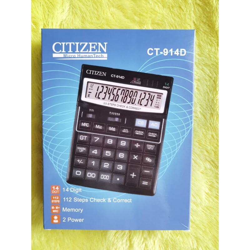 

kalkulator citizen 914D 14 angka JunDW