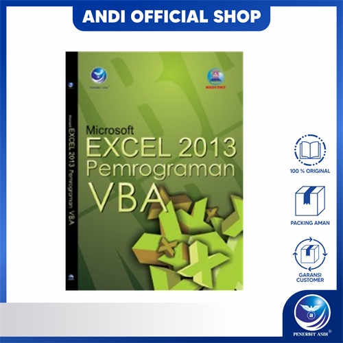 Penerbit Andi - Buku Microsoft Excel 2013 Pemrograman VBA