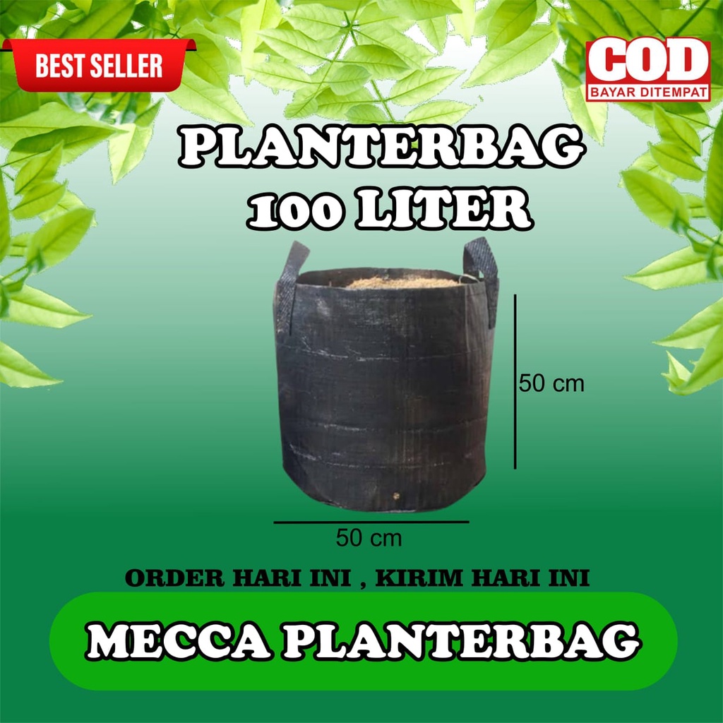 PlanterBag Ukuran 100Liter 50X50 Silinder Bulat pot tanaman
