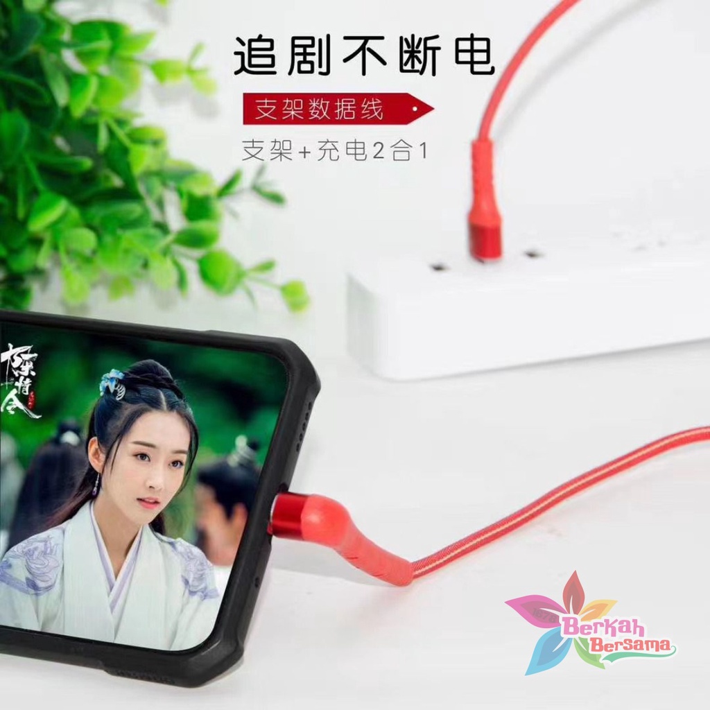 DIINAMI M18 kabel Cable Data GAMING fast Charging Kabel Data Micro , iphone , tipe c USB QC3.0 3 Amper bahan tebal BB6439