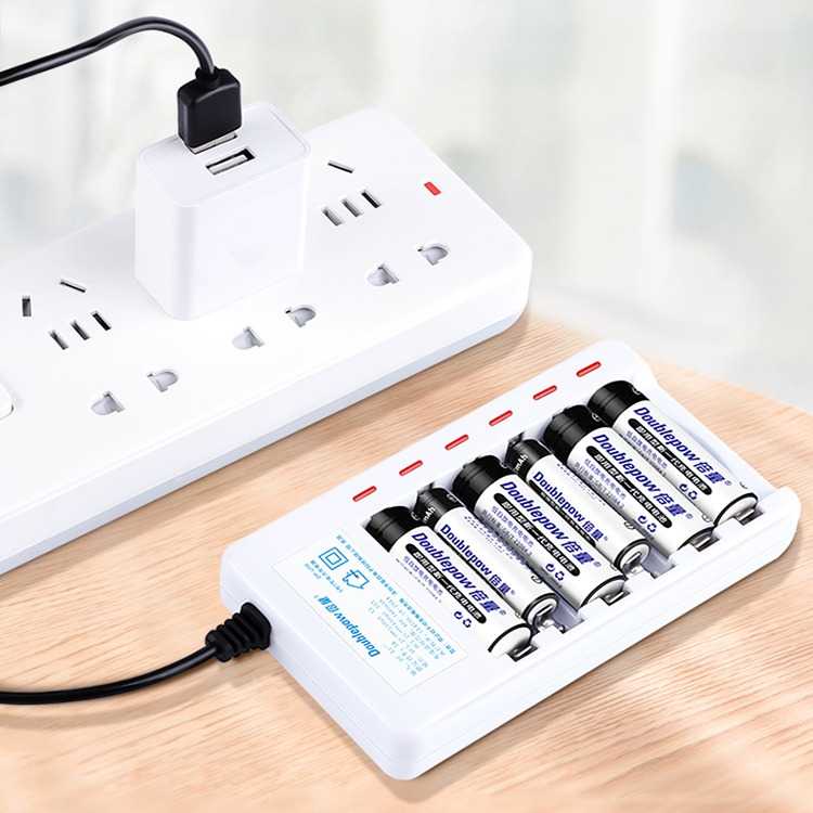 Charger Baterai 6 slot for AA AAA Ni-MH Ni-CD / Alat Pengisi Daya Charger Carger Cas Ces Casan Pengecas Batu Baterai Batre Batrai Batrei Batterai Battery Aa Aaa A2 A3 Jam Senter Fast Charging Universal Energizer Wireless Termurah Kotak Isi 6 Auto Stop Ori