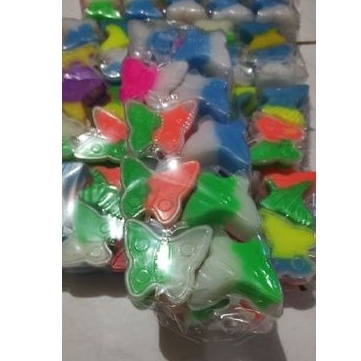 40pcs slem pelangi//slem kupu kupu super