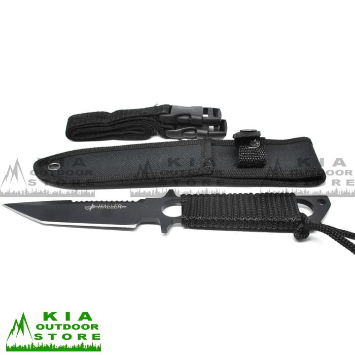 BERKUALITAS Pisau Berburu Tactical Survival Tool Army TNI Tentara Serbaguna Tajam Camping Hiking