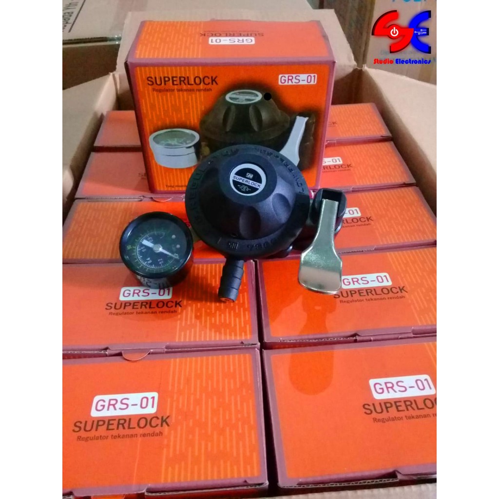 Regulator Gas LPG/Regulator Superlock Gascomp GRS - 01 Terbaru