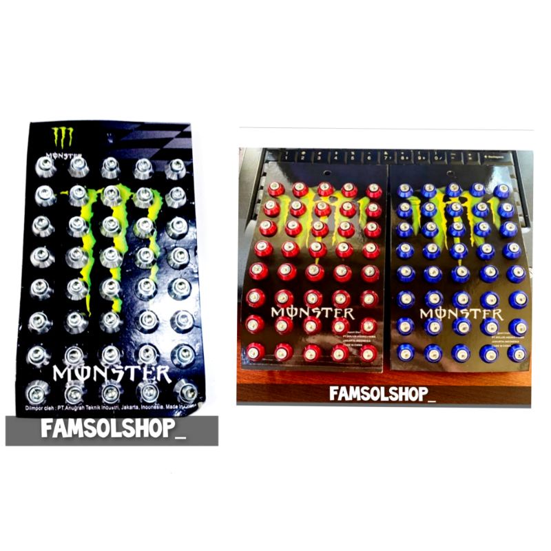 PROMO DISKON Baut Motor Multifungsi Posh Plat Nomor Spakbor Body Variasi Kunci L 6M Honda Yamaha Sco