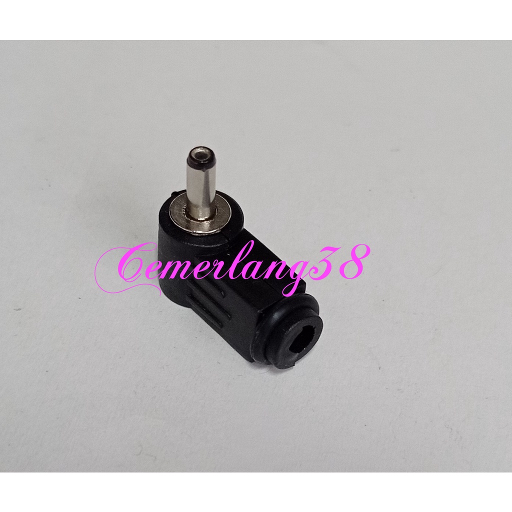 DC JACK ANGLED BENGKOK 3.5x 1.35mm Charger Power Plug Right Angle