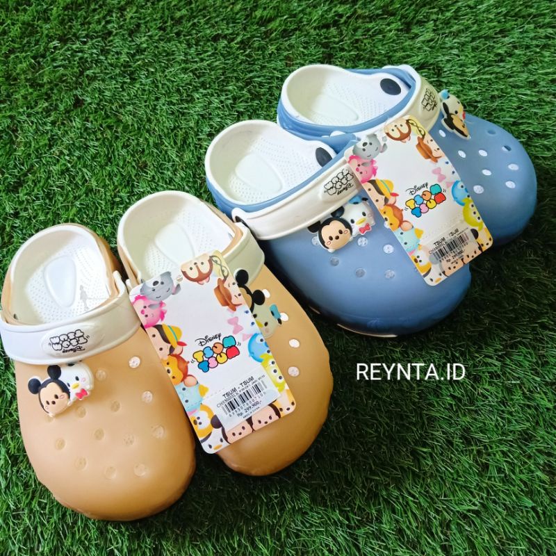 SANDAL SEPATU ANAK LAKI LAKI / PEREMPUAN / COWOK CEWEK LAMPU LED TSUM TSUM DISNEY