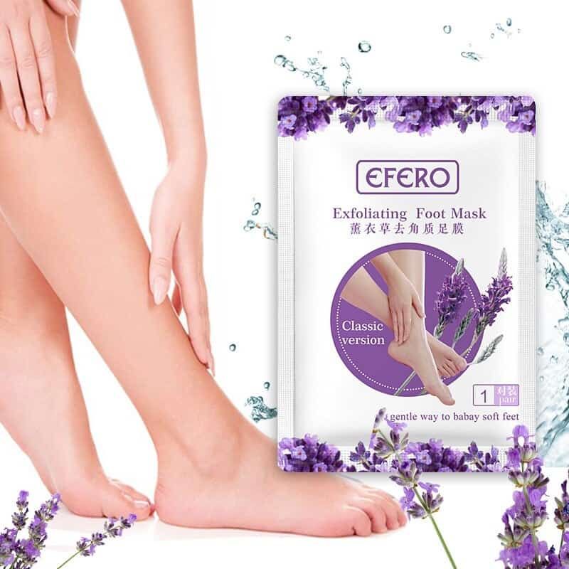 [Per Pc] Masker Kaki EFERO Exfoliating Foot Mask Lavender / Rose / Aloe Vera / Olive