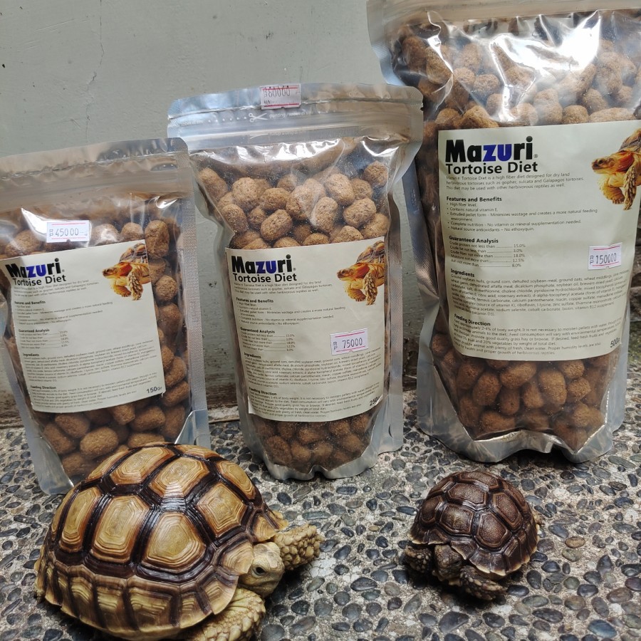 MAZURI DIET TORTOISE/MAZURI DIET/PELET KURA 150GR/MAKANAN KURA KURA DARAT BUKAN JGS REPCAL MEIZU GTF