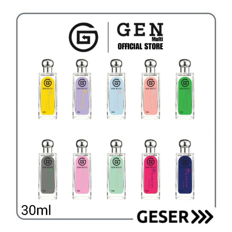 GEN - Parfum Thailand Macaron 30ml / Parfum Korea Macaron Unisex / Parfum Kpop Macaron Best Seller