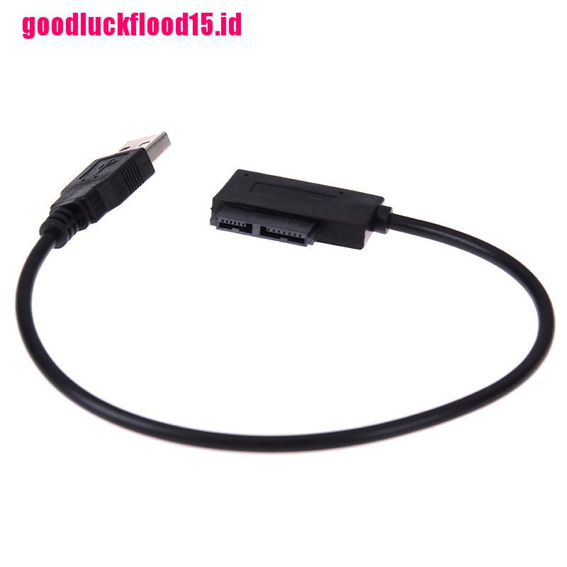 (LUCKID) Kabel Usb Ke 7 + 6 13pin slim sata / ide cd dvd rom Optik drive