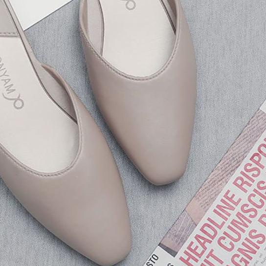 ➱ Sepatu Flat jelly Wanita Polos Ponyam import S2 ➣