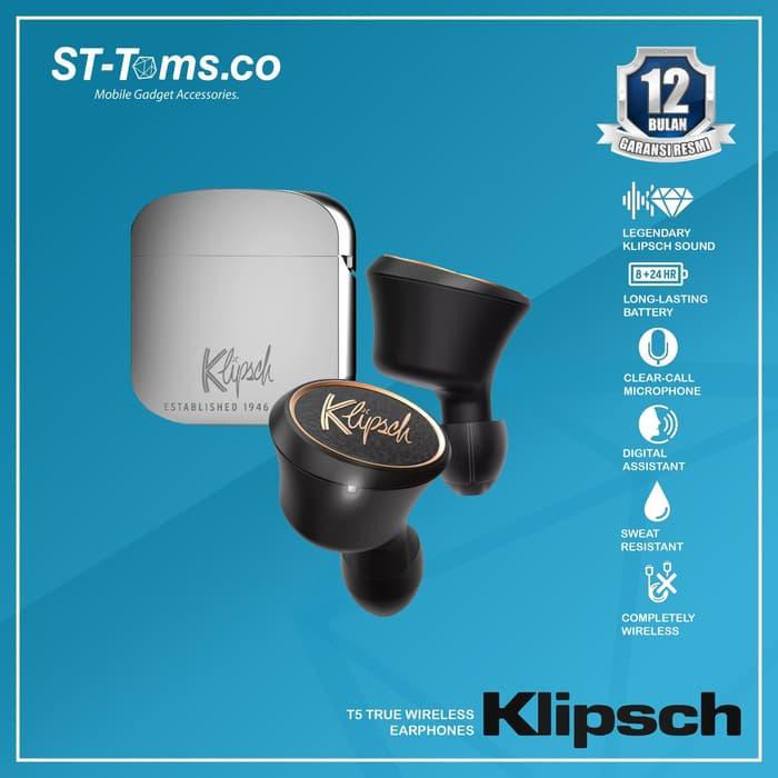 Jual Klipsch T5 / T 5 True Wireless Hi-Res Earphone Berkualitas