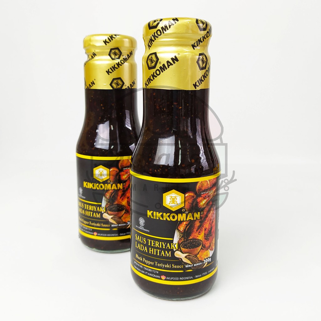 Jual Kikkoman Black Pepper Teriyaki Sauce / Saus Teriyaki Lada Hitam