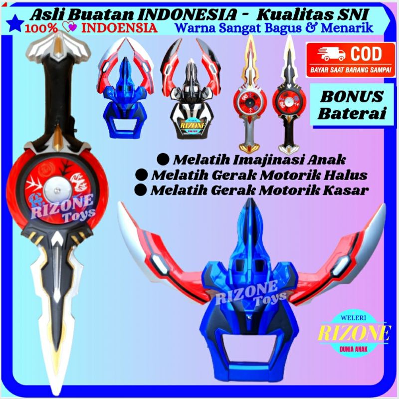 Mainan Anak Cowok Laki-Laki Senjata Robot Ultraman Pedang Cakar Geed DX ORG Calibur Seed Claw BP9563