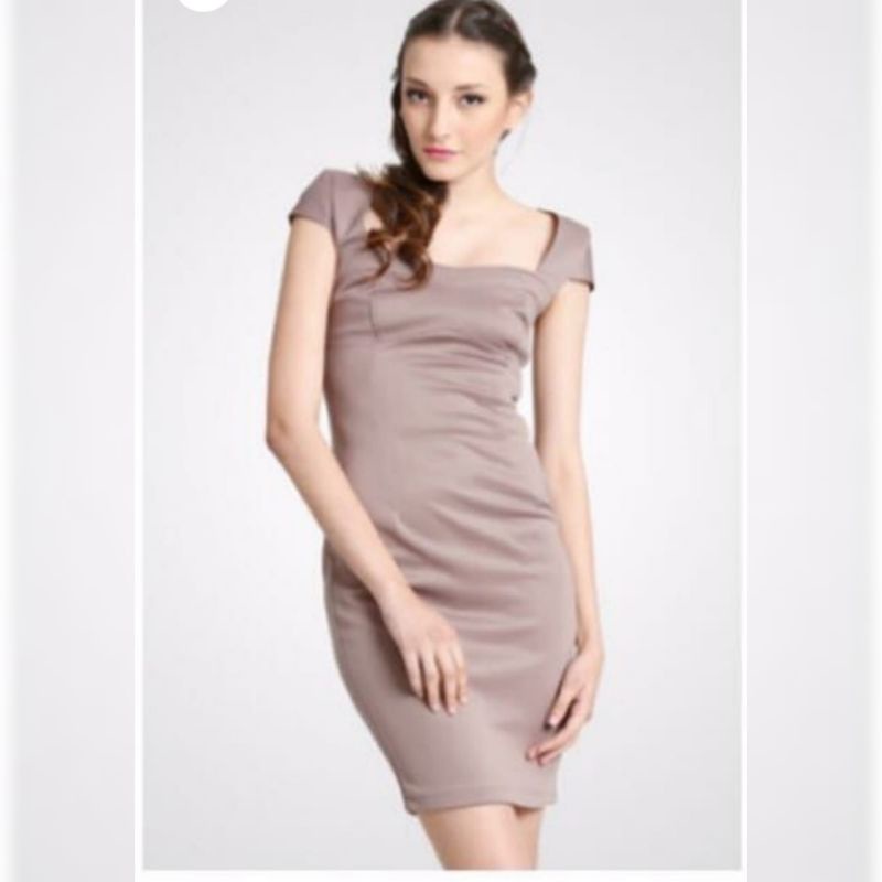 PRELOVED - NAVY BUSTIER DRESS