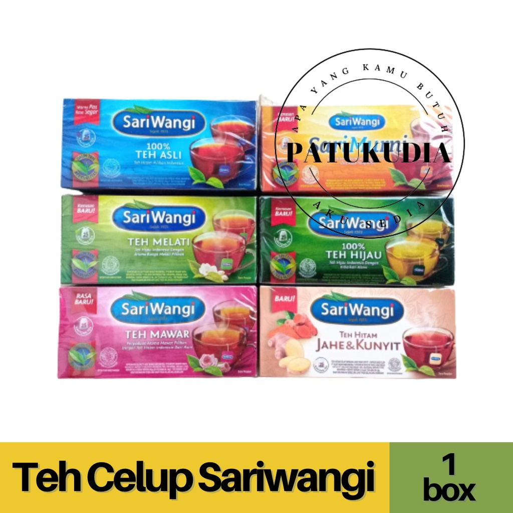 

Teh Celup Sariwangi 1 box isi 25 kantong
