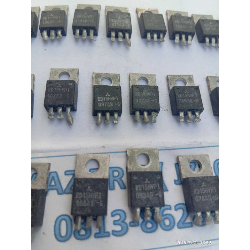 RD15HVF1 RD15 Mosfet original pengganti transistor C1972 penguat pemancar FM