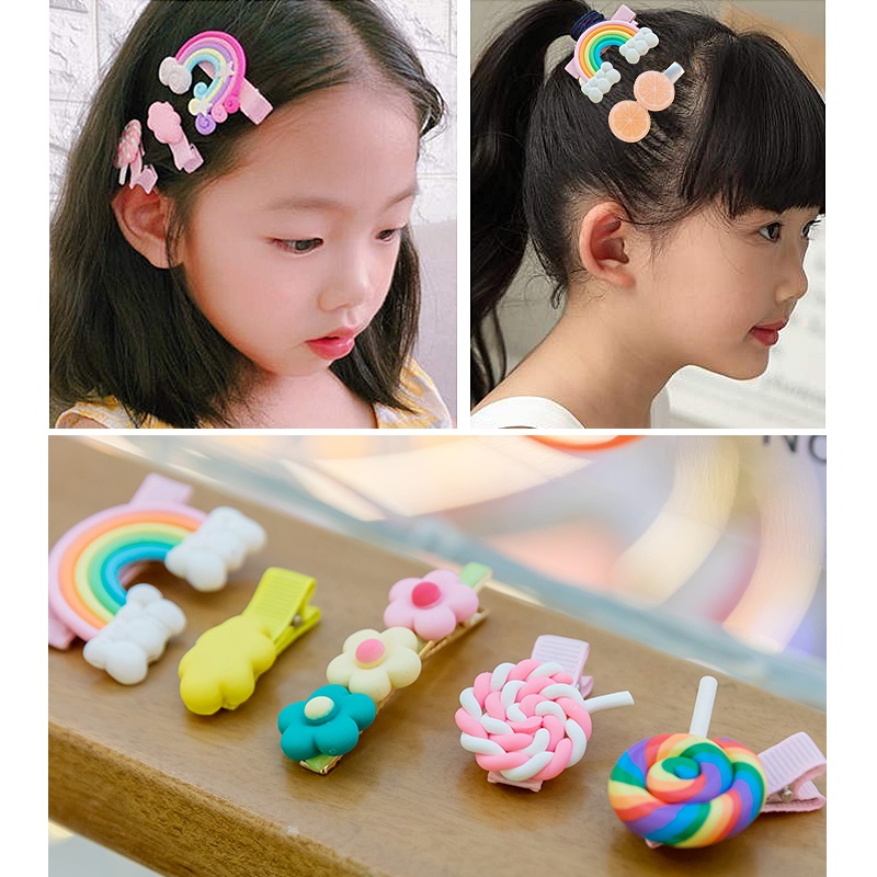 1 SET 14PCS - JEPIT RAMBUT ANAK SET 14 PCS ALA KOREA MOTIF KARAKTER LUCU IMPORT / JEPITAN RAMBUT ANAK SET / JEPIT RAMBUT KOREA