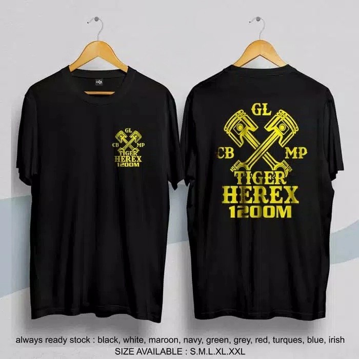 KAOS BAJU TSHIRT TIGER HEREK 1200M// BAJU OTOKOTIF KAOS DISTRO