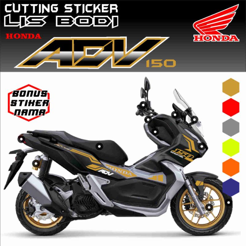 stiker bodi motor Honda ADV 150